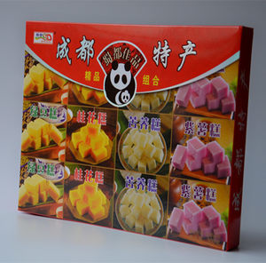 四川成都特產(chǎn)蜀都糕點(diǎn)精品組合300克禮盒裝旅游特色食品